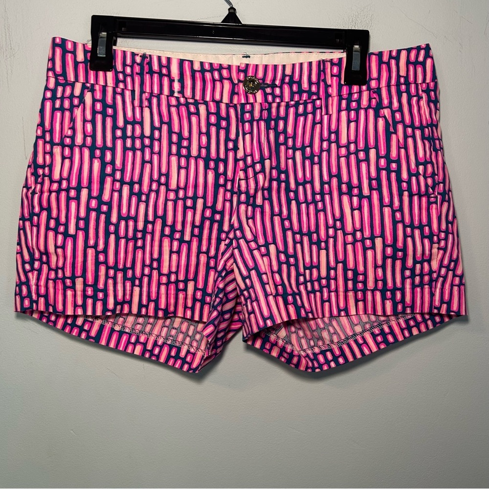 Lilly Pulitzer Mandevilla Pink Slathouse Stripe Callahan Short- 5” Inseam Shorts